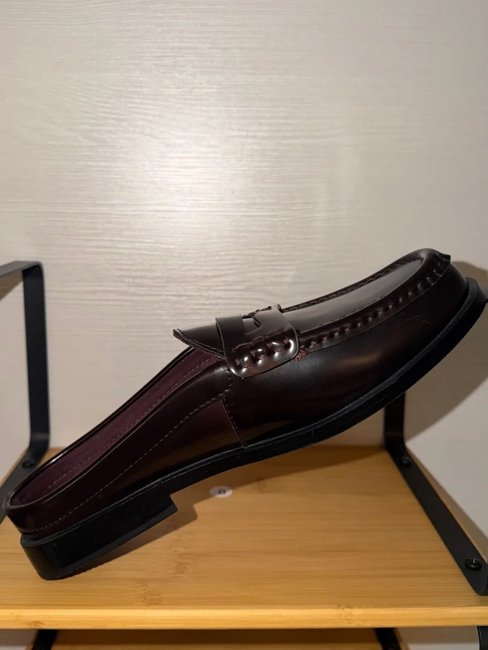 Women Classic Penny Loafers in Dark Brown